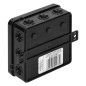 Askburk CLICK, IP54, 12 genomföringar, 100x100x41mm, svart