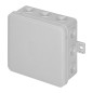 Burk för CLICK, IP54, 12 genomföringar, 100x100x41mm, grå