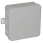 Burk om CLICK, IP54, 12 genomföringar, 100x100x41mm, grå, 32 st.