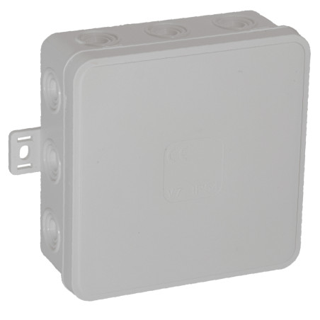 Låda för CLICK, IP54, 12 genomföringar, 100x100x41mm, vit, 32 st. | HandlaSmidigt.se
