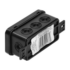 Burk om CLICK, IP54, 8 genomföringar, 80x45x41mm, svart | HandlaSmidigt.se