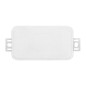 Låda för CLICK, IP54, 8 genomföringar, 80x45x41mm, vit