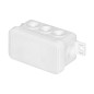 Låda för CLICK, IP54, 8 genomföringar, 80x45x41mm, vit