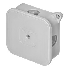 Askburk för ECO, IP44, 400V, 4 gummikablar, 85x85x35mm, grå | HandlaSmidigt.se