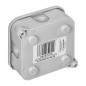 Askburk för ECO, IP44, 400V, 4 gummikablar, 85x85x35mm, grå