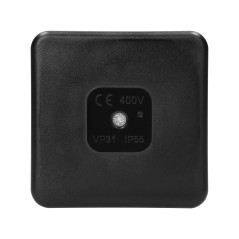 Askburk för PRO, IP55, 400V, 12 genomföringar, 85x85x37mm, svart | HandlaSmidigt.se