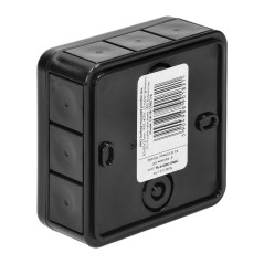 Askburk för PRO, IP55, 400V, 12 genomföringar, 85x85x37mm, svart | HandlaSmidigt.se