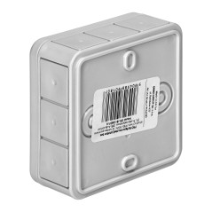 Burk för PRO, IP55, 400V, 12 genomföringar, 85x85x37mm, grå | HandlaSmidigt.se