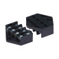 Platt grenskena 4 spår x 4mm2