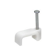 Kabelklämma platt för kabel YDYp 3 x 2,5mm2, 14x6mm (25 st)