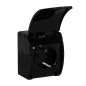 Enkeluttag 2P+Z AQUATIC, IP44, svart, 10 st.