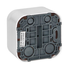 Utomhusuttag enkel ToDo 2P+Z Schuko IP20, vit | HandlaSmidigt.se