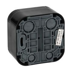 Utomhusuttag enkel ToDo 2P+Z IP20, svart, 10 st. | HandlaSmidigt.se