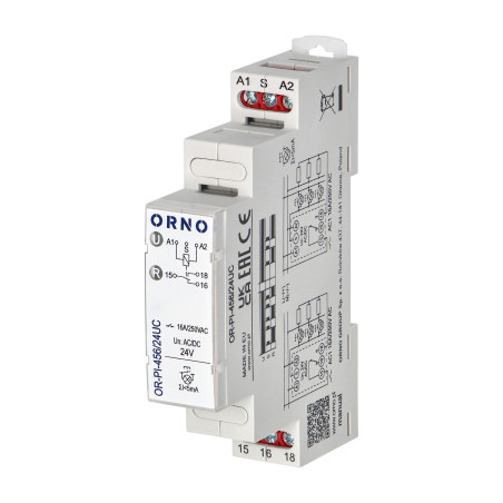 Installationsrelä bistabil 24 VAC/DC, 16A | HandlaSmidigt.se
