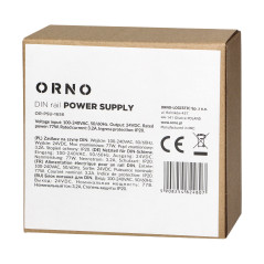 Industriell strömförsörjning, för DIN-skena, 24VDC 3,2A 77W, i metallhölje. | HandlaSmidigt.se