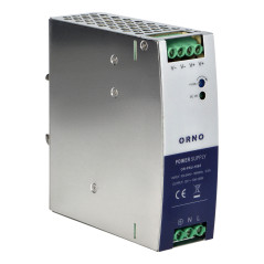 Industriell DIN-skena strömförsörjning, 12VDC 10A 120W, metallhölje | HandlaSmidigt.se