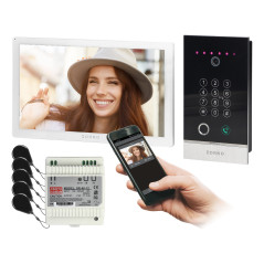 Jag översätter från polska till svenska:
GUARDO trådlöst videosamtalssystem för enbostadshus med fingeravtrycksläsare…