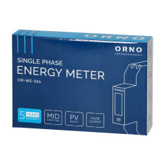 Enfas elmätare, 100A, MID, 1 modul, DIN TH-35mm, PV | HandlaSmidigt.se
