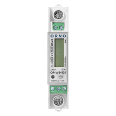 Enfas elmätare, 100A, RS-485-port, MID, 1 modul, DIN TH-35mm, PV | HandlaSmidigt.se