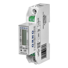 Enfasig elmätare för elektrisk energi 100A, flertariff, RS-485-port, MID, 1 modul, DIN TH-35mm, PV. | HandlaSmidigt.se