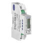 Enfasig elmätare för elektrisk energi 100A, flertariff, RS-485-port, MID, 1 modul, DIN TH-35mm, PV.