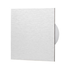 Panel i metall för fläktar och galler, borstat aluminium