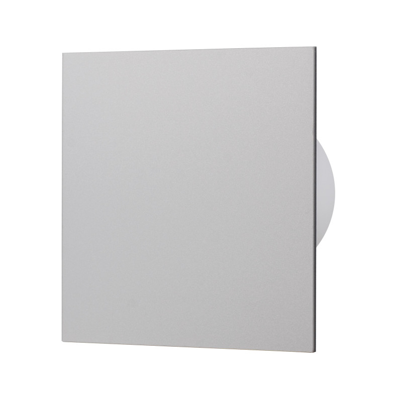 Panel i plexiglas för fläktar och galler, grå färg