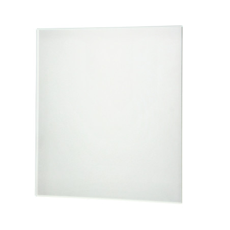 Glaspanel för fläktar och galler, färg silverpärla.