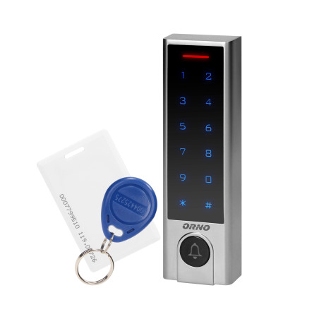Touchpadlås med kortläsare och närhetsbrickor samt ringknapp, SUPER-SMALT, IP68, med relä. | HandlaSmidigt.se
