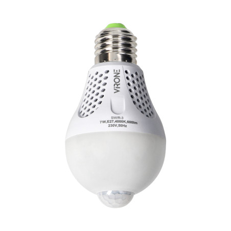 NAMIB LED PIR 7W A60, PIR-lampa 7W, 600 lm, 4000K

Let me know if you need help with anything else.