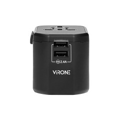 Reseadapter för Go World USA/UK/EURO/AUS (USB 5V, 2,4A) | HandlaSmidigt.se
