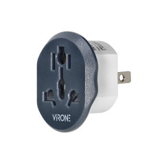 Reseadapter - Gå till USA, 110-230V/10A, universellt uttag, amerikansk kontakt (typ A,B) | HandlaSmidigt.se