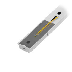 Aluminiumskena vit 200 cm, 85-265V, två ledningar | HandlaSmidigt.se
