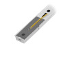 Aluminiumskena vit 200 cm, 85-265V, två ledningar