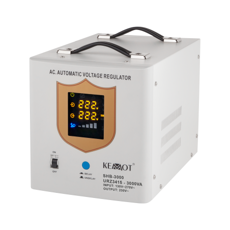 Automatisk spänningsregulator KEMOT SHB-3000 | HandlaSmidigt.se