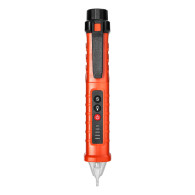 Induktiv spänningsprovare med ficklampa, 12-1000V AC/DC, orange