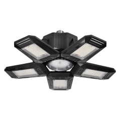 RIGEL LED arbetslampa hopfällbar 5-vägd, E27 55W, 6500K, 4950lm