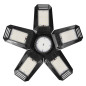 RIGEL LED arbetslampa hopfällbar 5-vägd, E27 55W, 6500K, 4950lm