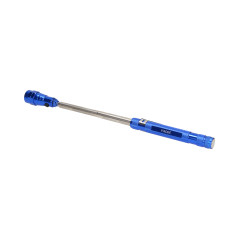Ficklampa teleskopisk 17-57 cm, 3 LED, 4 x LR44, böjbar huvud, magnet | HandlaSmidigt.se