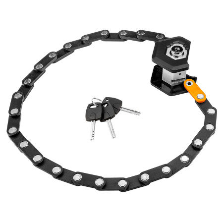 Cykellås med vikbart nyckellås