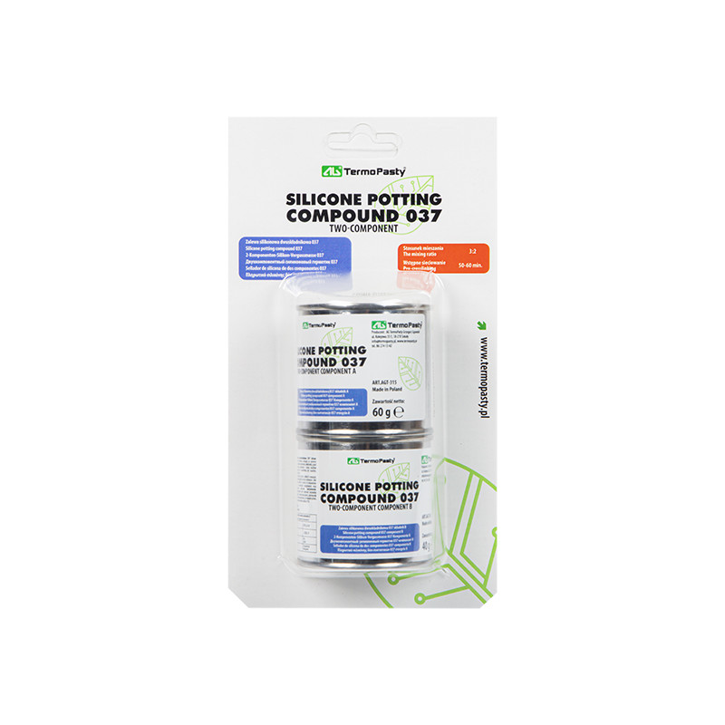 91-419- Tvåkomponents silikonförsegling 037 100g