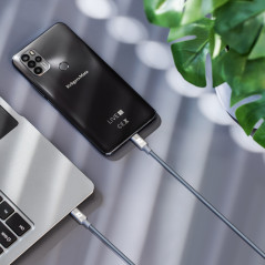 USB-C till USB-C-kabel 65W REBEL 100 cm