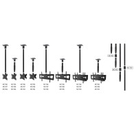 MC-706 43385 TV-fäste monteringsplatta 50 kg Profi Market System