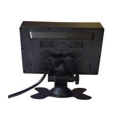 Bilskärmsmonitor 7 tum för bil med 2 AHD-kameror, 4-stiftsanslutning, 12V 24V.