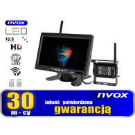 Bilskärm LCD 7 tum 12/24V och nattkamera