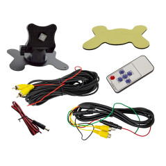 Bilskärmen 7 tum LCD-kamera med IR-dioder och parkeringssensorer.