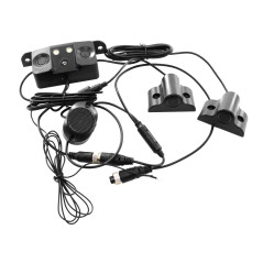 Bilskärmsmonitor på 7 tum för bil med stöd för upp till 2 kameror och parkeringssensorer.