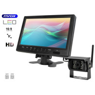 Monitor samochodowy lcd 9cali 12/24v oraz kamera noktowizyjna