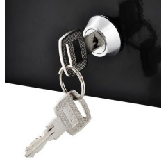 Stor svart pengakassett