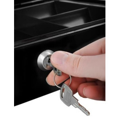 Stor svart pengakassett